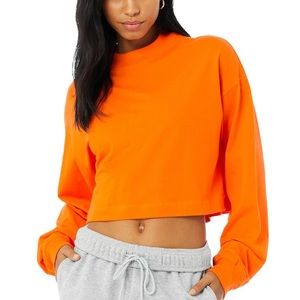 Alo “It Girl” crop long sleeve